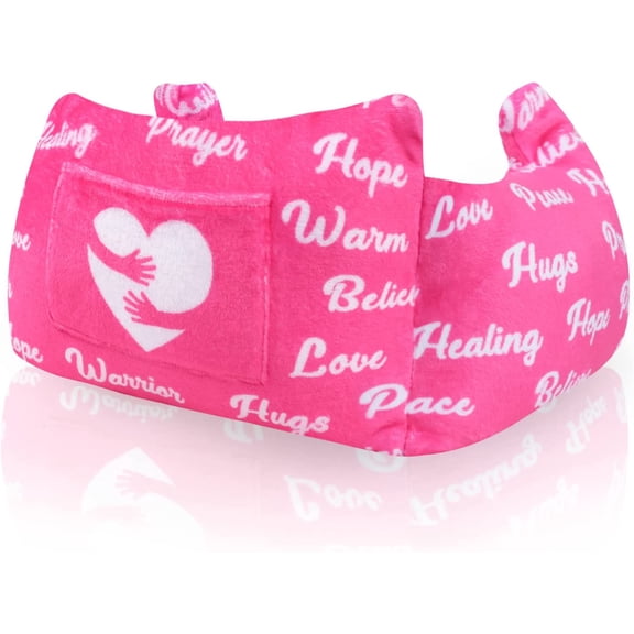 Waykingo Mastectomy Pillow Plus Size Soft Recovery Bed Pillows - Includes Ice Pack Pocket