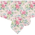 thumbnail image 1 of Waykingo Waterproof 60" x 84" Tablecloth Pink, 1 of 5