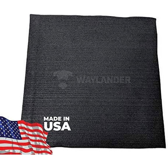 Waylander Fireproof Welding Blanket - Carbon Felt Fire Resistant Mat | Flame Retardant Fabric, Heat Shield & Insulation Pad for Welding, Grills, Smokers, and Stoves (Up to 1800°F)