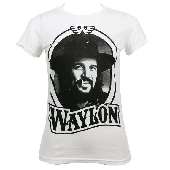 Waylon Jennings Junior's '79 Tour T-Shirt White 2XL