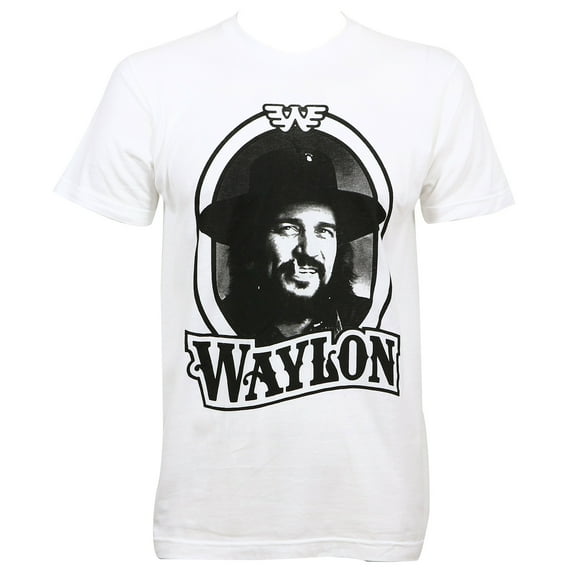 Waylon Jennings Men's '79 Tour Slim-Fit T-Shirt White S