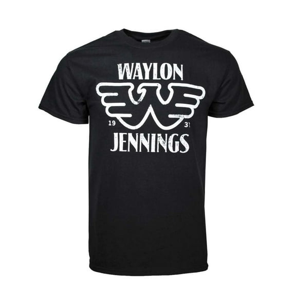 Waylon Jennings Men's Est. Slim-Fit T-Shirt Black S