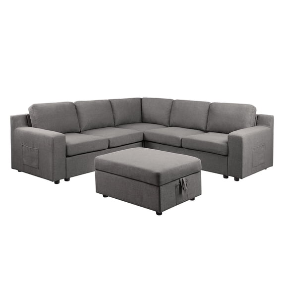Waylon L-Shape Sectional Sofa: Stylish, Comfortable, and Functional