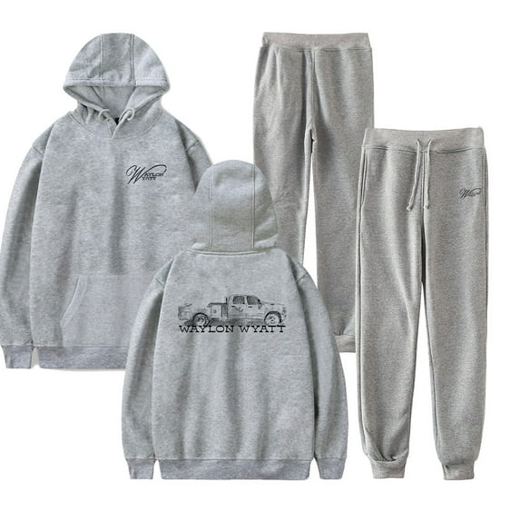 Waylon Wyatt Hoodie Pants Sets Merch For Men/Women Sweatshirt Pants Two Piece Set Streetwear
