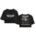 thumbnail image 1 of Waylon Wyatt Merch T-Shirt Out Of The Blue Tour Crop Top Logo Fashion T-Shirt Short Sleeve, 1 of 2