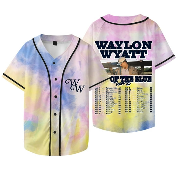 Waylon Wyatt Out Of The Blue Tour Baseball Jacket Tee Unisex V-neck Short Sleeve Tshirts