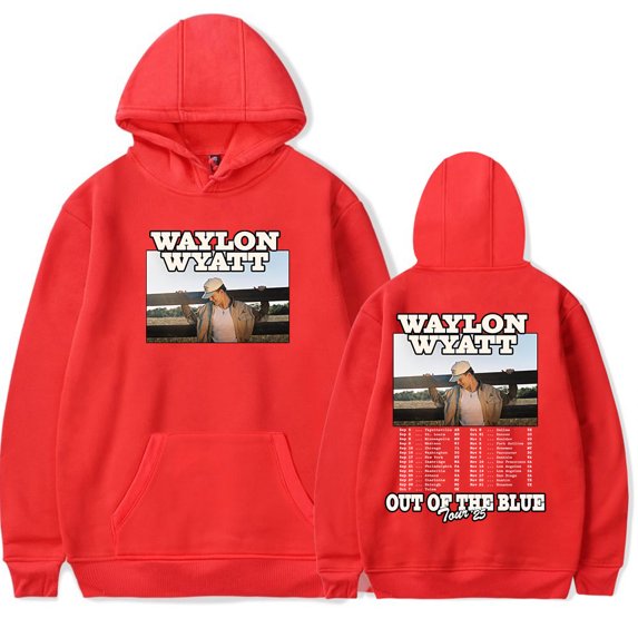 Waylon Wyatt Out Of The Blue Tour Hoodie Merch Men/Women Winter Long Sleeve Sweatshirt Pullover Streetwear