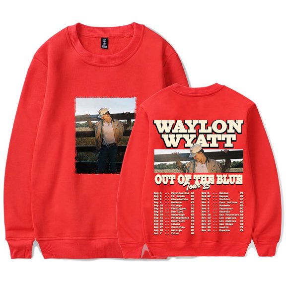 Waylon Wyatt Out Of The Blue Tour Long Sleeve Tee Women Men Fashion Crewneck Sweatshirts