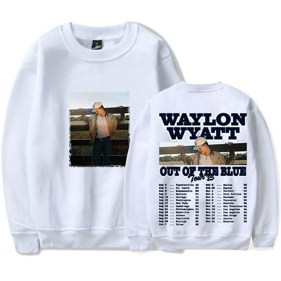 Waylon Wyatt Out Of The Blue Tour Long Sleeve Tee Women Men Fashion Crewneck Sweatshirts