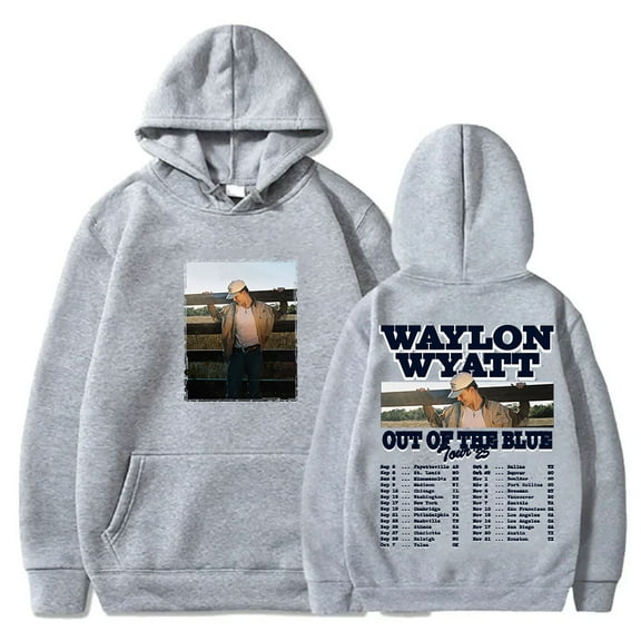Waylon Wyatt Out Of The Blue Tour Merch Hoodies Streetwear Unisex Fashion Long Sleeve Sweatshirts