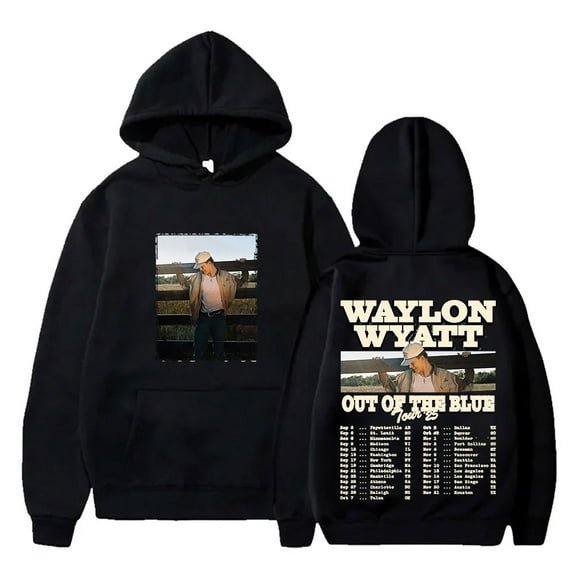 Waylon Wyatt Out Of The Blue Tour Merch Hoodies Streetwear Unisex Fashion Long Sleeve Sweatshirts
