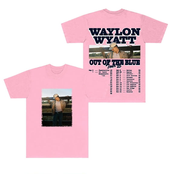Waylon Wyatt Out Of The Blue Tour Merch T-Shirts Crewneck Tops Unisex Fashion Short Sleeve Tee