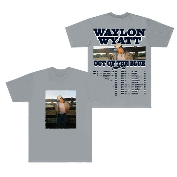 Waylon Wyatt Out Of The Blue Tour Merch T-Shirts Crewneck Tops Unisex Fashion Short Sleeve Tee