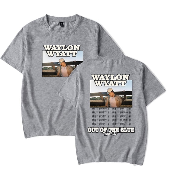 Waylon Wyatt Out Of The Blue Tour T-Shirt Merch For Women/Men Unisex Short Sleeve Tshirt Fashion Streetwear