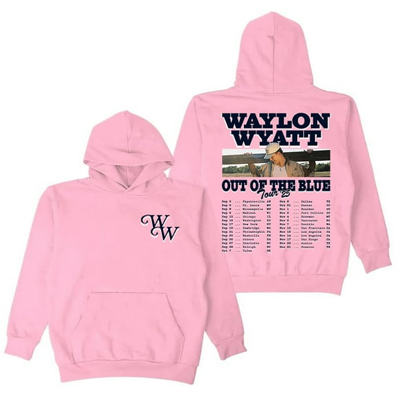 Waylon Wyatt Out of The Blue Tour 2025 Hoodie Long Sleeve Streetwear Women Men Hooded Sweatshirt