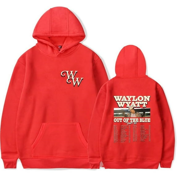 Waylon Wyatt Out of The Blue Tour Merch Hoodie Pockets Drawstring Unisex Hooded Sweatshirt Fashion Clothing