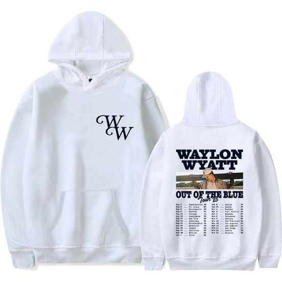 Waylon Wyatt Out of The Blue Tour Merch Hoodie Pockets Drawstring Unisex Hooded Sweatshirt Fashion Clothing