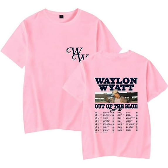 Waylon Wyatt Out of The Blue Tour Merch Short Sleeve T-shirt Unisex Fashion Crew Neck Top