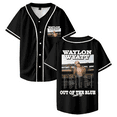 thumbnail image 1 of Waylon Wyatt Out of the Blue Tour 2025 Baseball Jersey Streetwear Summer t shirts, 1 of 2