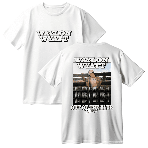 Waylon Wyatt Out of the Blue Tour Cotton T-shirt Women Men Short Sleeve Crewneck Fashion Tee