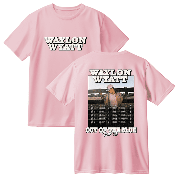 Waylon Wyatt Out of the Blue Tour Cotton T-shirt Women Men Short Sleeve Crewneck Fashion Tee