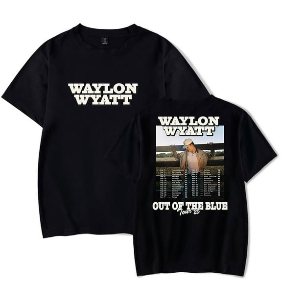 Waylon Wyatt Out of the Blue Tour Tee Unisex Crewneck Short Sleeve T-shirt Casual Trendy Tops