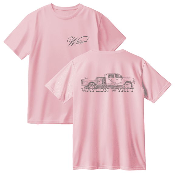 Waylon Wyatt Pick Up Truck Cotton T-shirt Unisex Short Sleeve Crewneck Casual Streetwear Tee