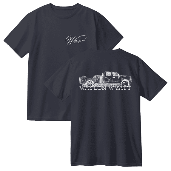 Waylon Wyatt Pick Up Truck Cotton T-shirt Unisex Short Sleeve Crewneck Casual Streetwear Tee