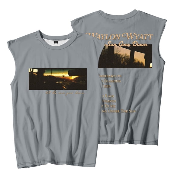 Waylon Wyatt Til The Sun Goes Down Merch Sleeveless T-Shirts Summer Unisex Fashion Streetwear Tee