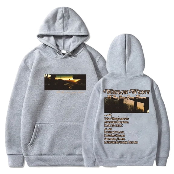Waylon Wyatt "Til The Sun Goes Down" Merch Unisex Streetwear Fleece Lined Pullover Hoodie