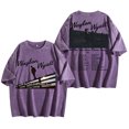 thumbnail image 1 of Waylon Wyatt Til The Sun Goes Down Tour 2025 Washed Cotton Tshirt Hip Hop Short Sleeve, 1 of 2