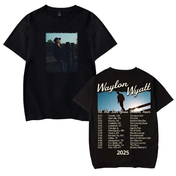 Waylon Wyatt Til The Sun Goes Down Unisex Short Sleeve T-Shirt – Trendy Streetwear for Women Men