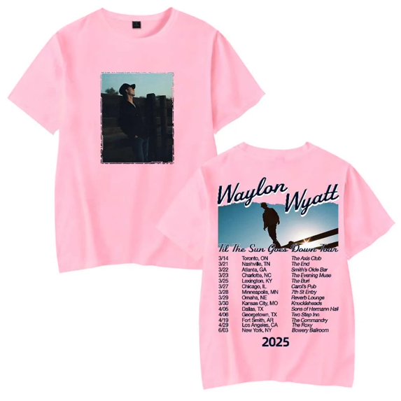 Waylon Wyatt Til The Sun Goes Down Unisex Short Sleeve T-Shirt – Trendy Streetwear for Women Men