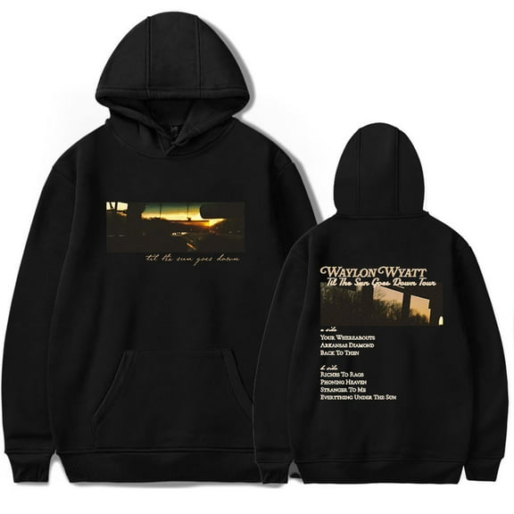 Waylon Wyatt Til The Sun Goes Down Vinyl Hoodie Merch Men/Women Winter Long Sleeve Sweatshirt Pullover Streetwear