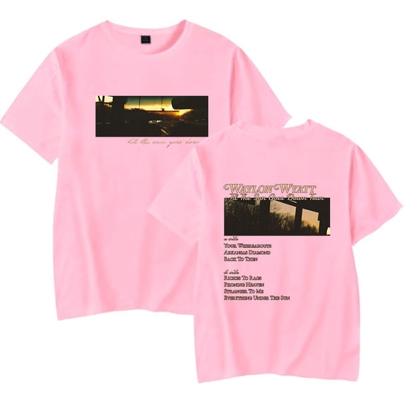 Waylon Wyatt Til The Sun Goes Down Vinyl T-Shirt Merch For Women/Men Unisex Short Sleeve Tshirt Fashion Streetwear