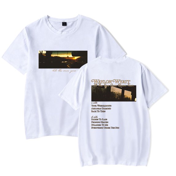 Waylon Wyatt Til The Sun Goes Down Vinyl T-Shirt Merch For Women/Men Unisex Short Sleeve Tshirt Fashion Streetwear