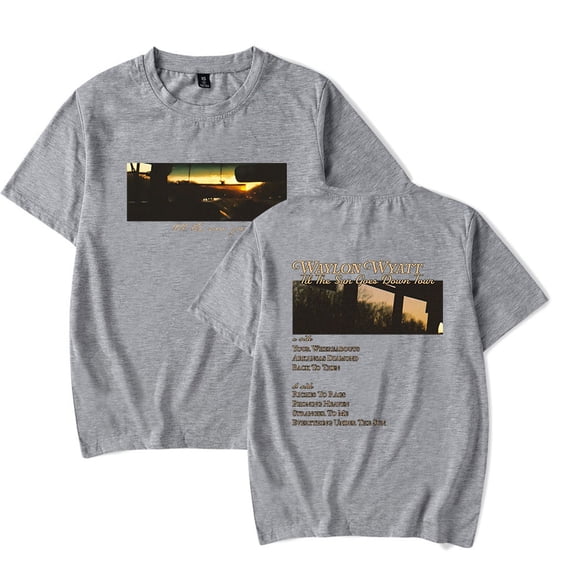 Waylon Wyatt Til The Sun Goes Down Vinyl T-Shirt Merch For Women/Men Unisex Short Sleeve Tshirt Fashion Streetwear