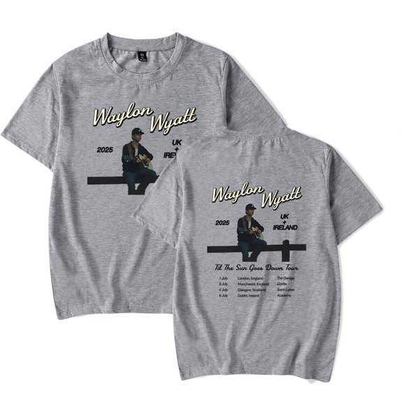 Waylon Wyatt Tour 2025 T-Shirt Merch For Women/Men Unisex Summer Short Sleeve Tshirt Streetwear