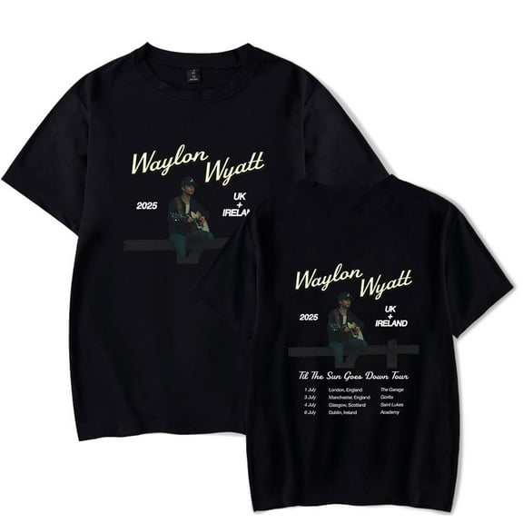 Waylon Wyatt Tour 2025 T-Shirt Merch For Women/Men Unisex Summer Short Sleeve Tshirt Streetwear