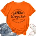 thumbnail image 1 of Waymaker Miracle Worker Promise Keeper Women's T-Shirt – Christian Worship Graphic Tee, Short Sleeve Top, 1 of 5