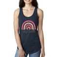 thumbnail image 1 of Waymaker Rainbow Inspirational/Christian Ladies Racerback Tank Top, Navy, Small, 1 of 5