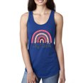 thumbnail image 1 of Waymaker Rainbow Inspirational/Christian Ladies Racerback Tank Top, Royal, X-Large, 1 of 5
