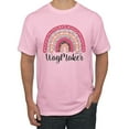 thumbnail image 1 of Waymaker Rainbow Inspirational/Christian Men's Graphic T-Shirt, Light Pink, XX-Large, 1 of 5