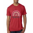 thumbnail image 1 of Waymaker Rainbow Inspirational/Christian Mens Premium Tri Blend T-Shirt, Vintage Red, XX-Large, 1 of 5
