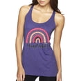 thumbnail image 1 of Waymaker Rainbow Inspirational/Christian Tri-Blend Racerback Tank Top, Purple Rush, X-Large, 1 of 5