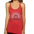 thumbnail image 1 of Waymaker Rainbow Inspirational/Christian Tri-Blend Racerback Tank Top, Vintage Red, Large, 1 of 5