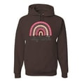 thumbnail image 1 of Waymaker Rainbow Inspirational/Christian Unisex Graphic Hoodie Sweatshirt, Brown, XX-Large, 1 of 5