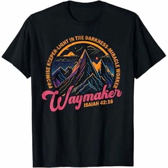 Waymaker Vintage Promise Keeper Miracle Worker Christian T-Shirt