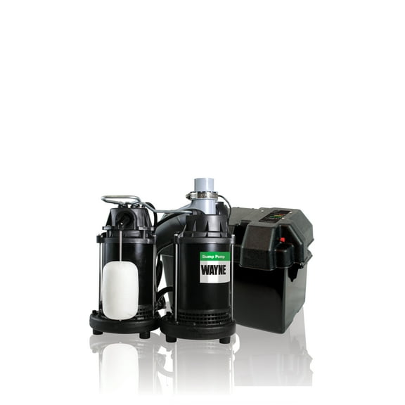 Wayne 1/2 HP 5,100 gph Cast Iron Vertical Float Switch AC Sump Pump