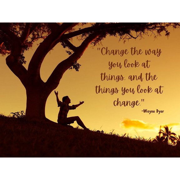 Wayne Dyer Quote: Change by ArtsyQuotes